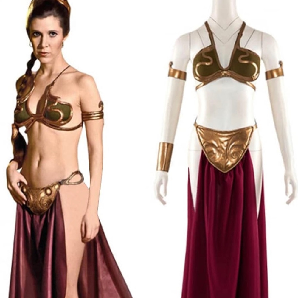 Princess Leia Slave Cosplay Costume Halloween